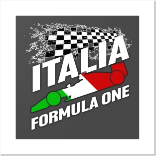 F1 Italia Ferrari 2023 Formula One Racing Car V2 Posters and Art